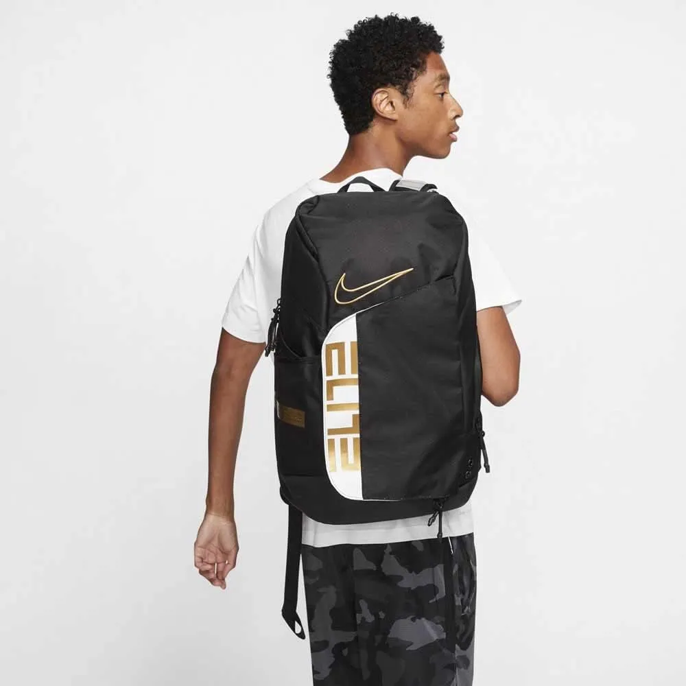 Nike Elite Pro Backpack Black and gold 