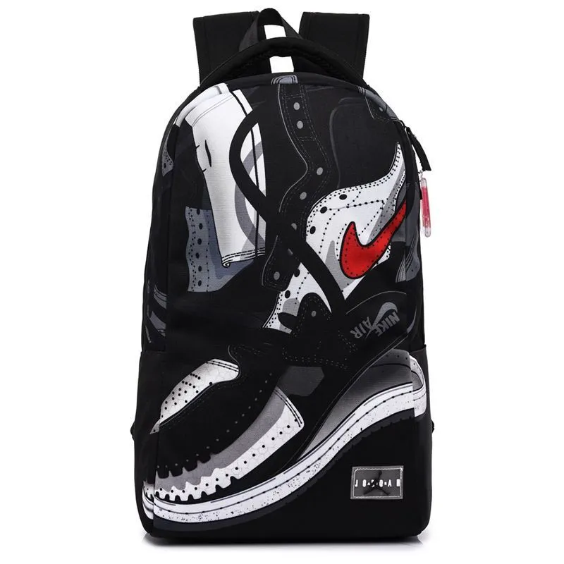 Jordan Graphics Backpack Black Red