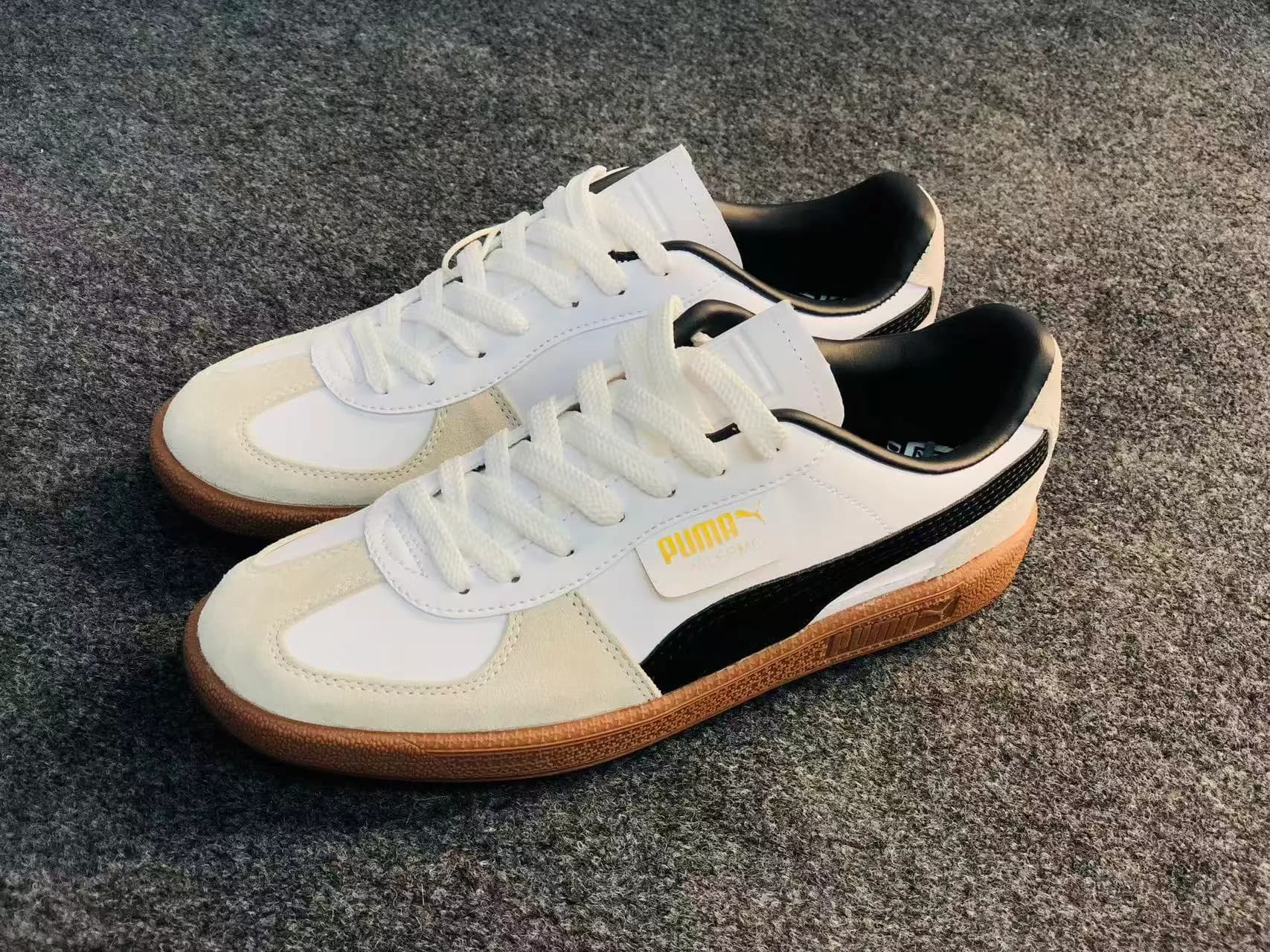 PUMA Palermo Leather "White Vapor Gray Gum"
