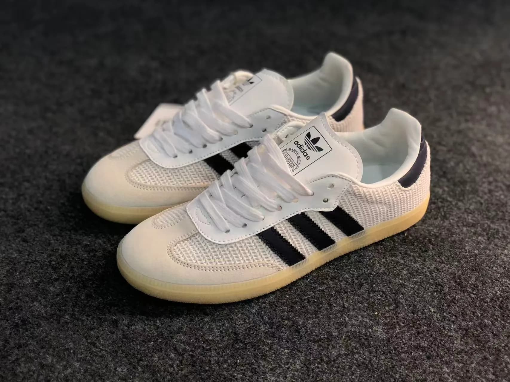 adidas Originals Samba OG Mesh "Cloud White / Core Black / Gum"