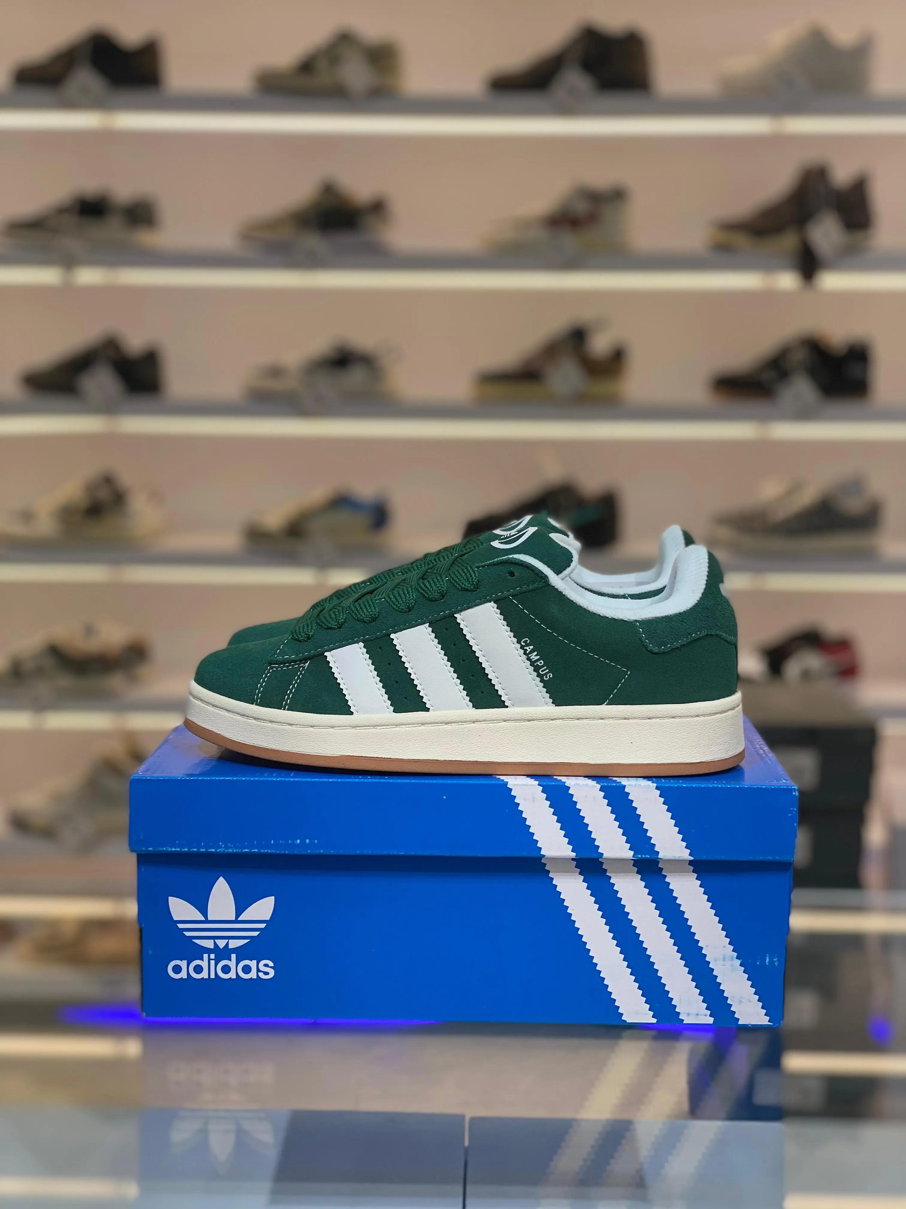 Adidas Campus 00s — Collegiate Green / Cloud White