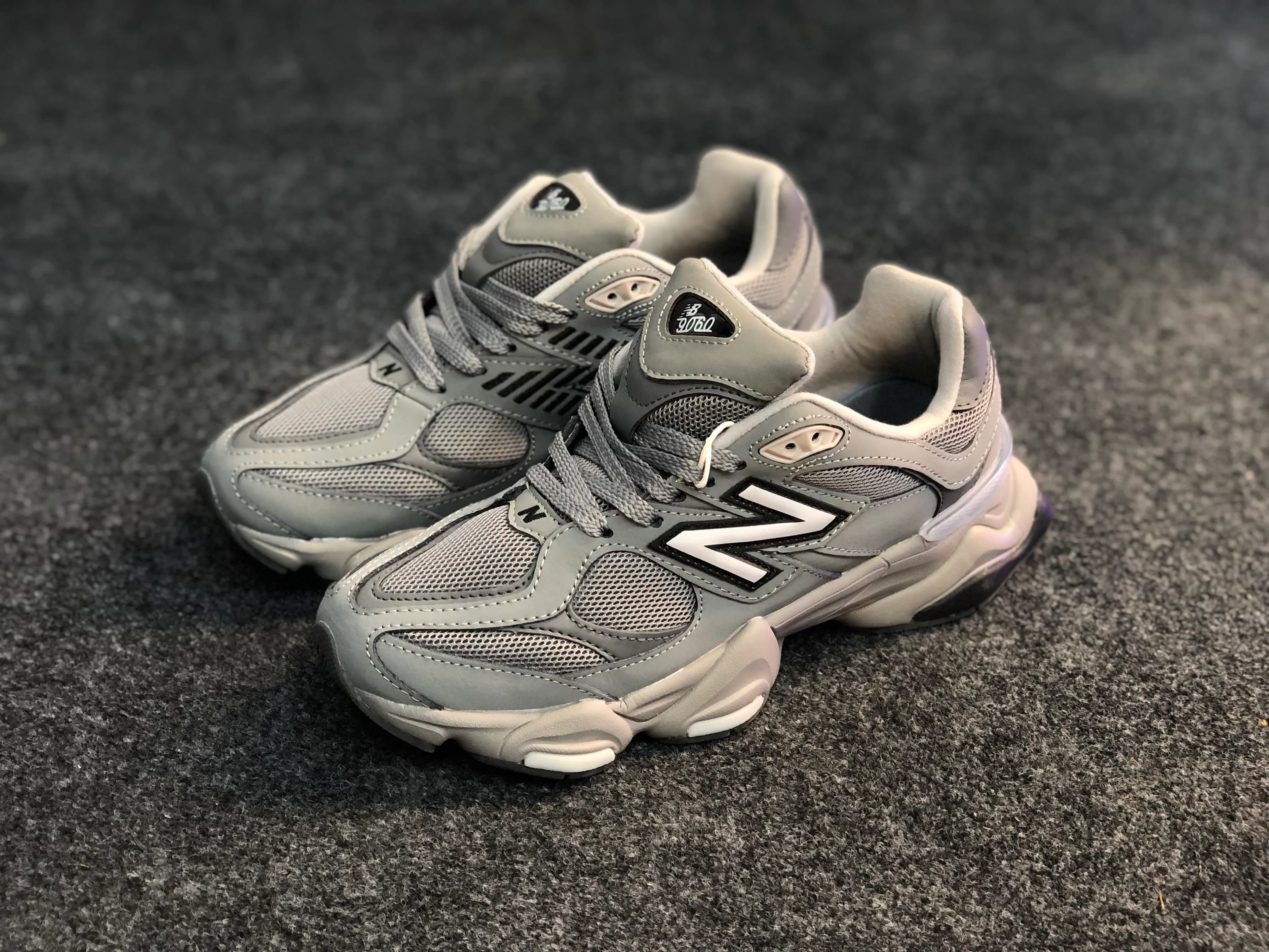 New Balance 9060 — Rain Cloud / Castlerock / White