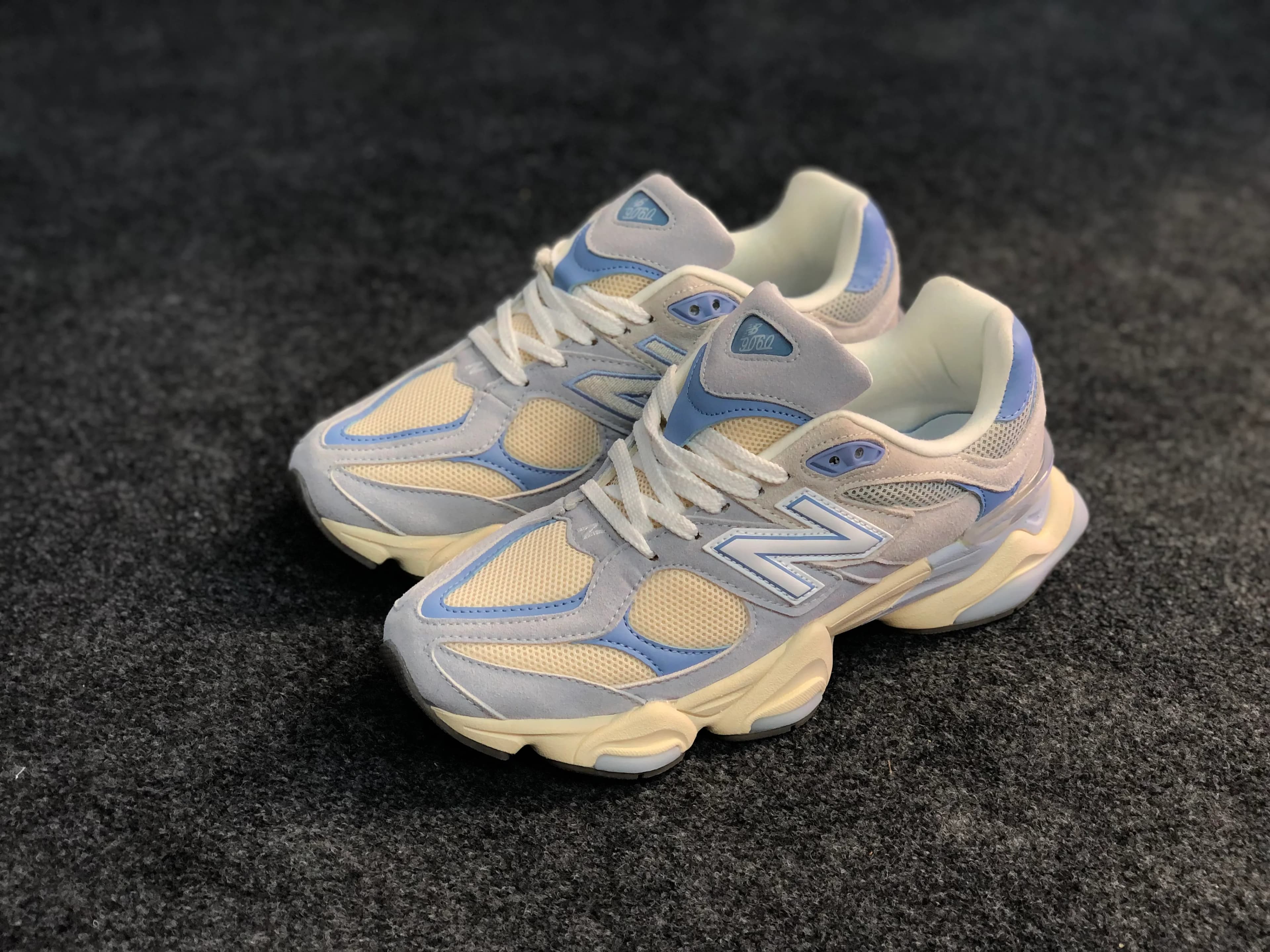  New Balance 9060 — Blue Oasis / Moonrock / Cream
