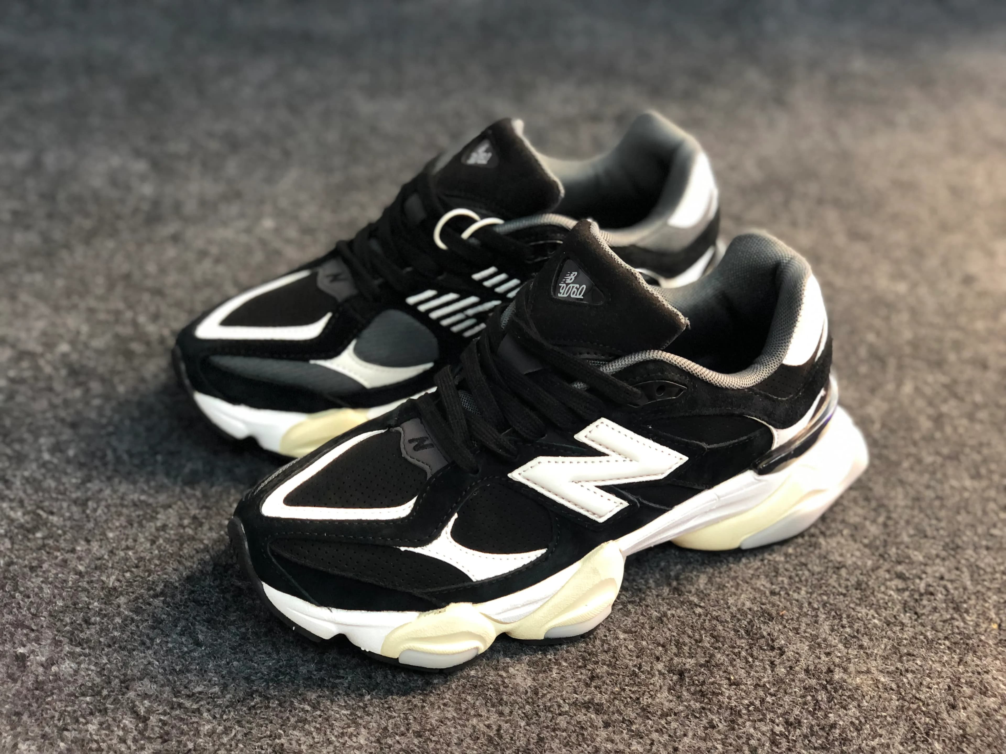 New Balance 9060 — Black / Cloud White / Magnet