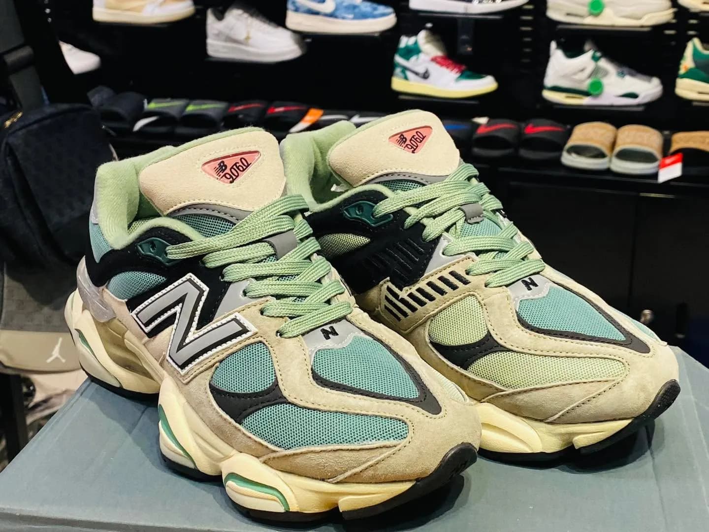 New Balance 9060 "Mineral Green / Sea Salt