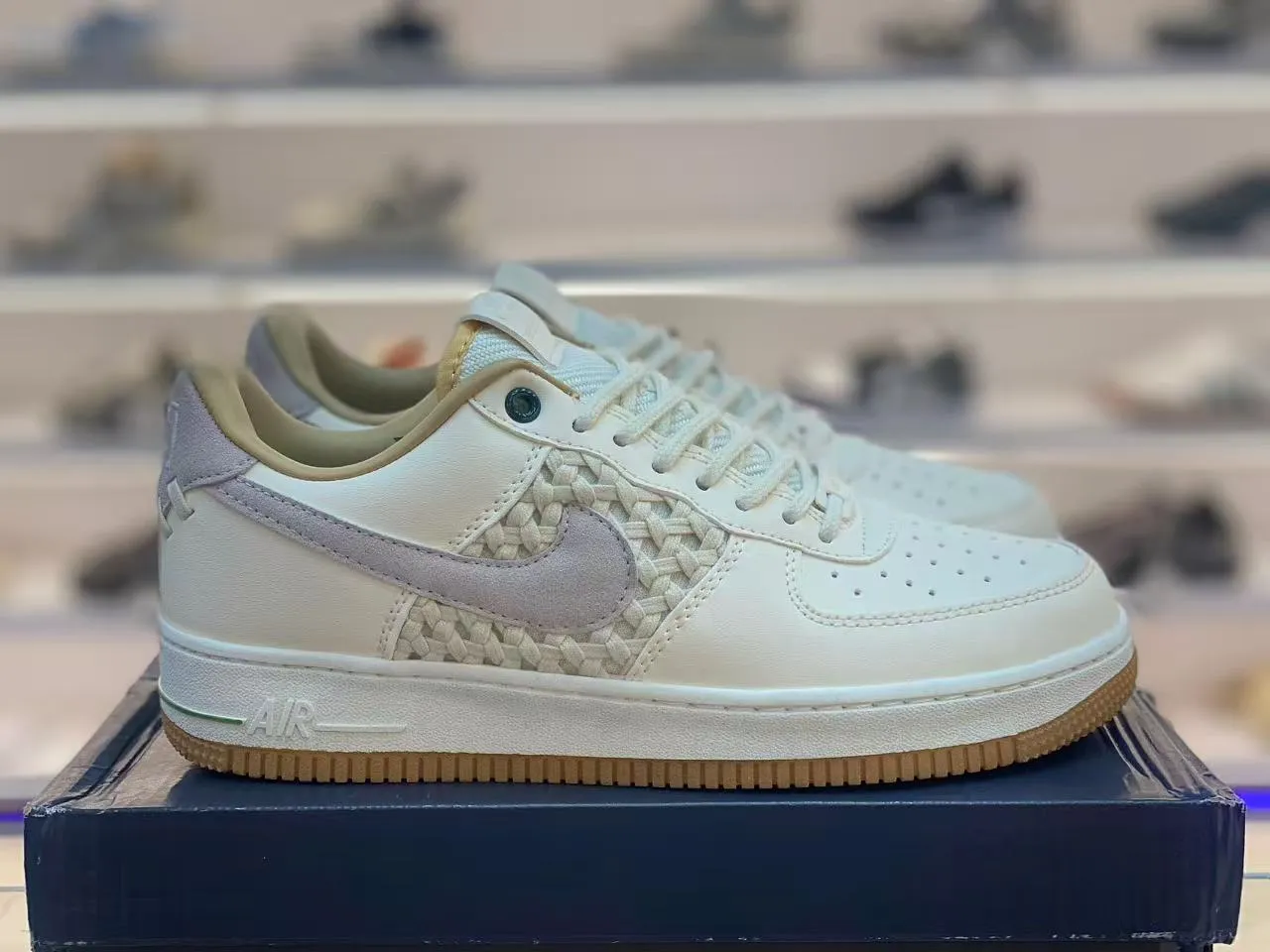 Nike Air Force 1 Low '07 Premium "NAI-KE" — Bamboo Weave
