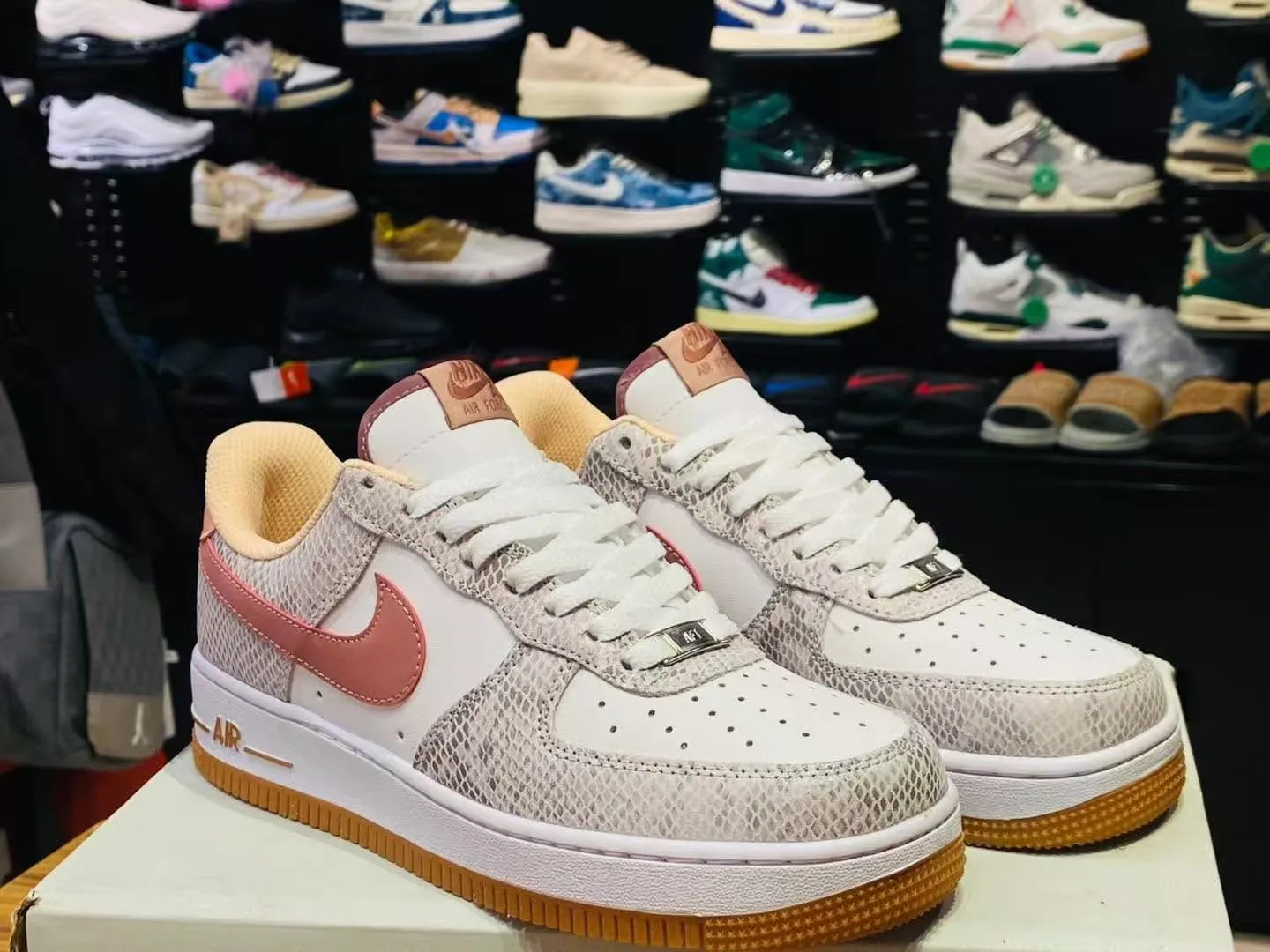 Nike Air Force 1 Low '07 LV8 "Pink Snakeskin" — Year of the Snake