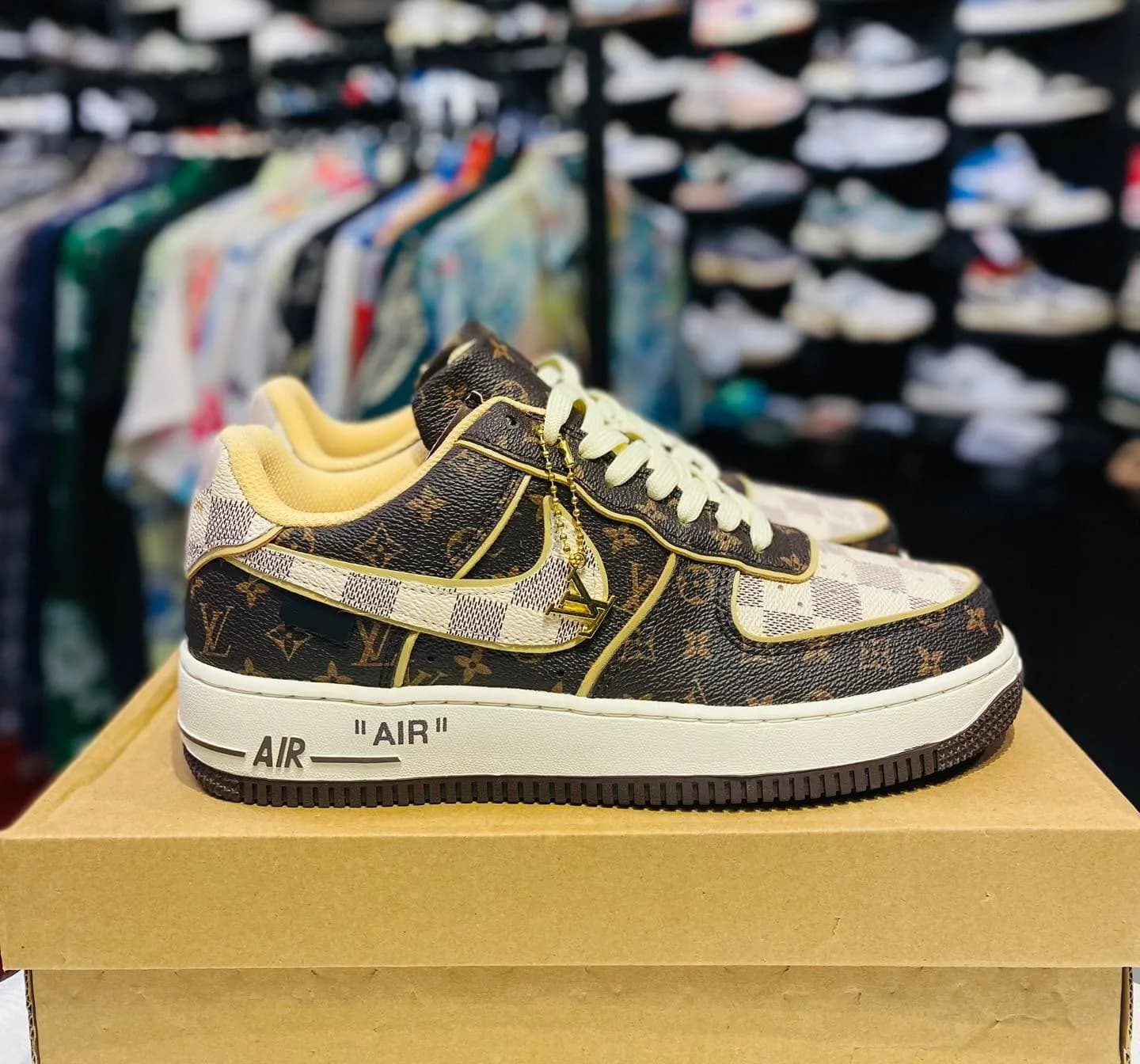 Louis Vuitton x Nike Air Force 1 Low "Monogram Brown Damier Azur"