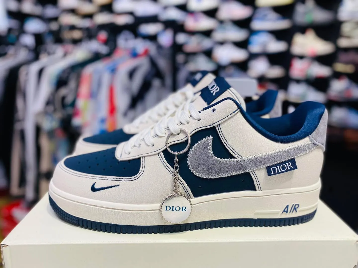  Nike Air Force 1 Low x Dior "Navy Sail"
