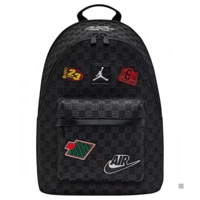 Jordan Monogram Multi-Patch Backpack (Black/Multi)